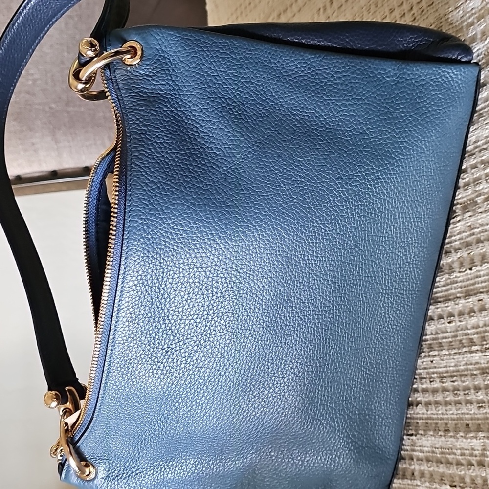 COACH MIA PEBBLE LEATHER SNAKE EMBOSSED STRAPS SHOULDER/CROSSBODY BAG - Picture 3 of 5
